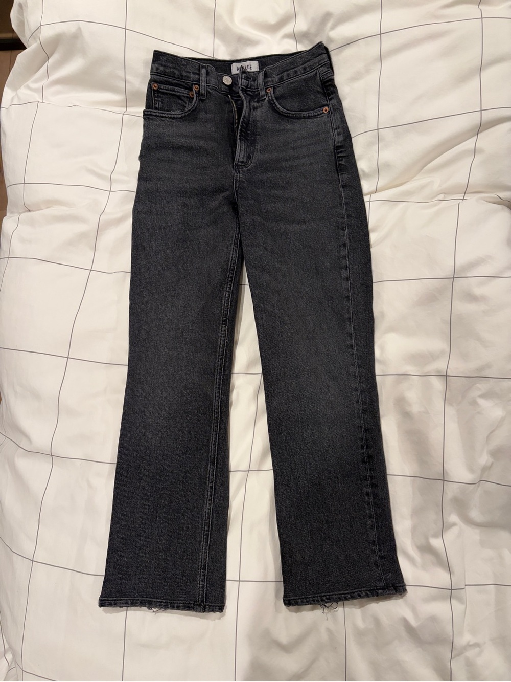 NWOT Agolde Black 90’s Pinch Waist Jeans